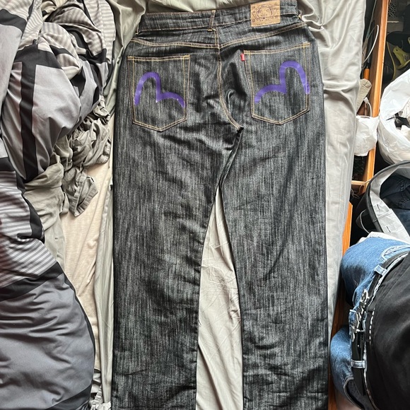 (SOLD) Evisu Seagull Jeans - Picture 2 of 9